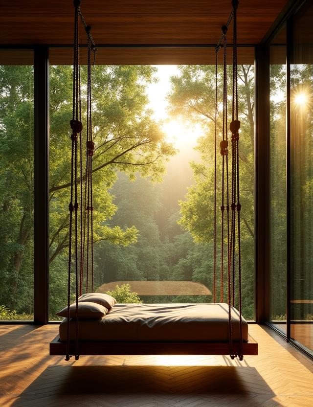 Suite Canopy con vista panoramica sulla foresta